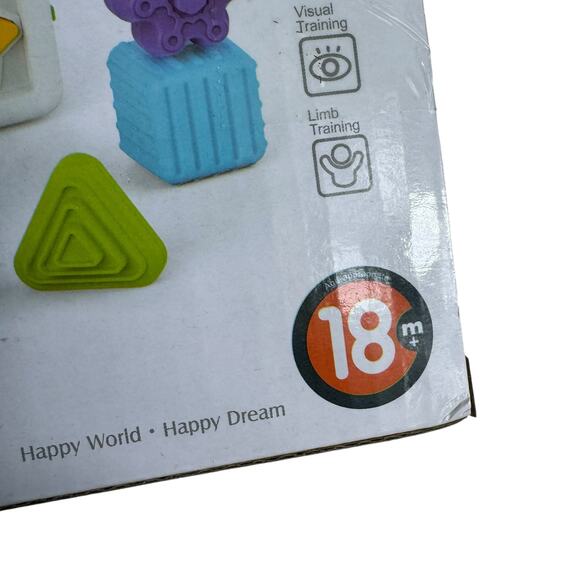 New In Box Colorful Shape Letter Sorting Montessori Baby Toy 18 Months + - Picture 3 of 4